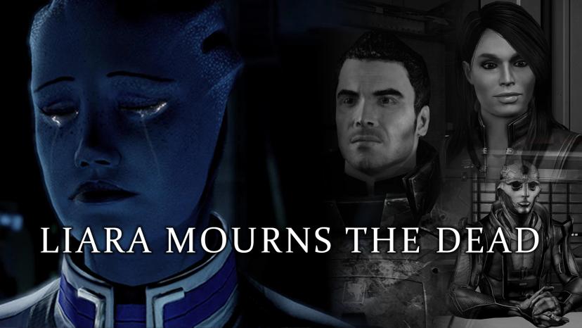 Liara mourns the dead addon