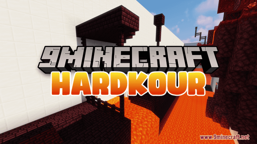 Hardkour map (1.20.4, 1.19.4) - the most difficult parkour map addon