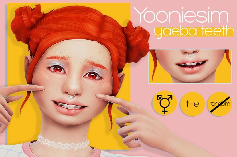 Yaeba teeth addon