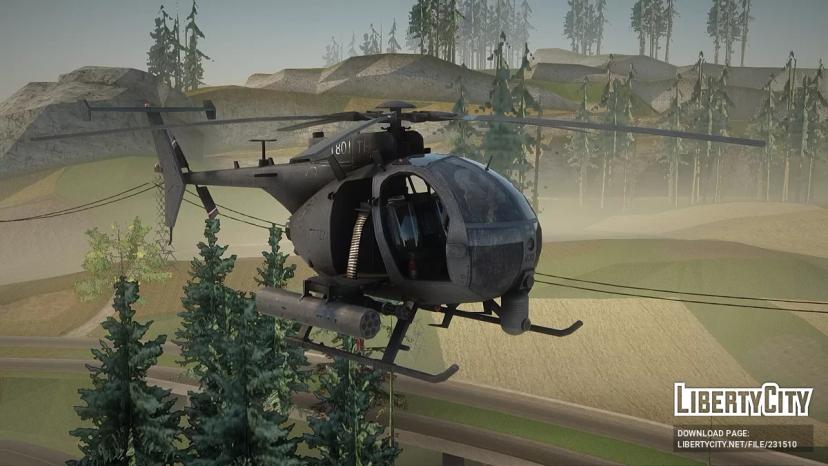 Mod del MH-6 Attack Littlebird addon