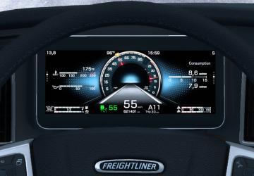 Freightliner Cascadia 2019 Improved Dashboard addon