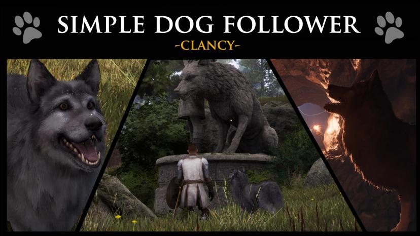 Simple Dog Follower - Clancy addon