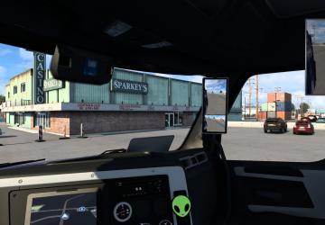 Electronic mirrors with camera addon