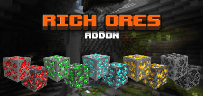 Mod Rich Ore addon