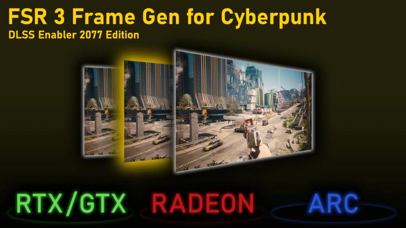 FSR3 Frame Gen для Cyberpunk 2077 (DLSS Enabler 2077 Edition) addon