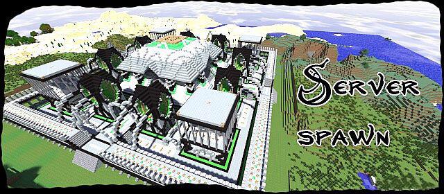 Server spawn | Map for Minecraft addon