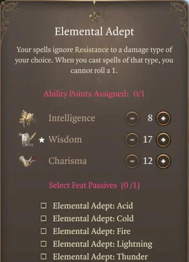 Improved Elemental Mastery Ability - DND 5R (2024) addon