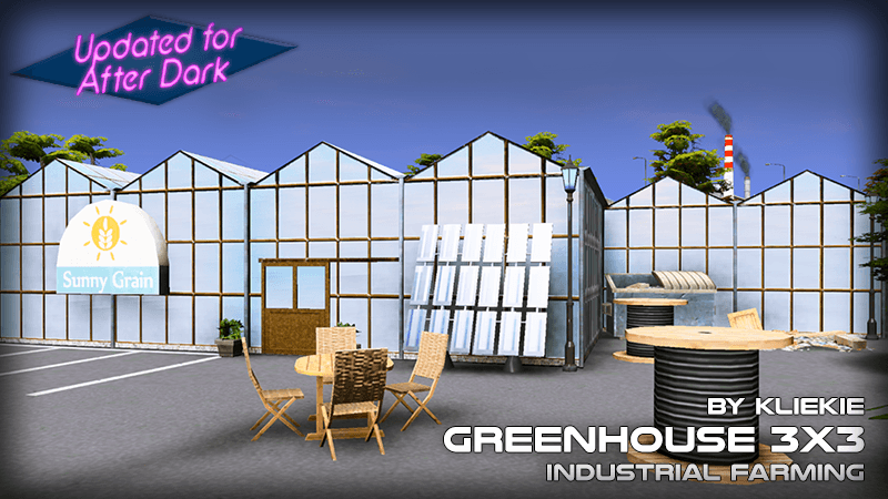 Greenhouse 3x3 (growing agricultural plot) addon