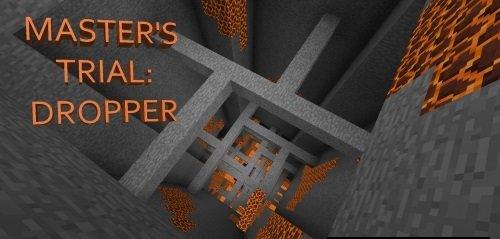 Master's Trial: Dropper | Map for Minecraft addon