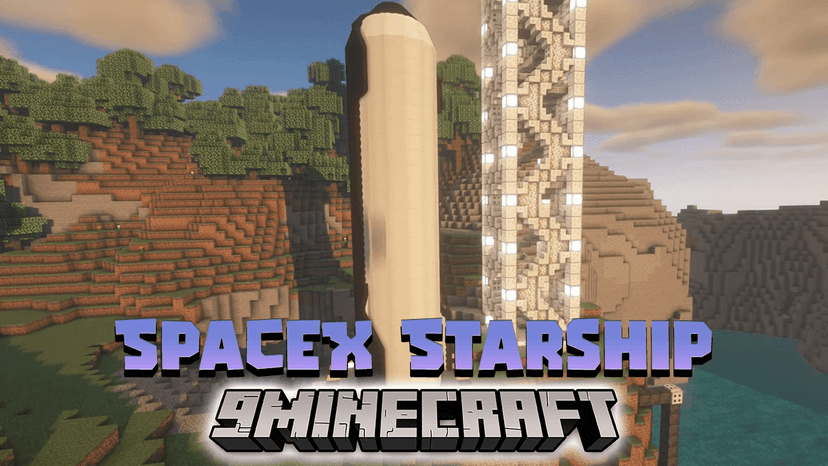 SpaceX Starship Datapack (1.19.4, 1.19.2) - Working starship! addon