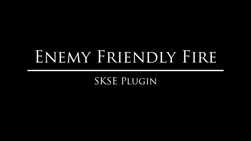 Дружественный огонь у врагов / Enemy Friendly Fire addon