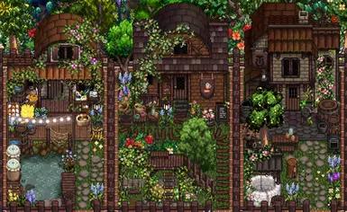 (AT) Medieval Style Barns Mod addon