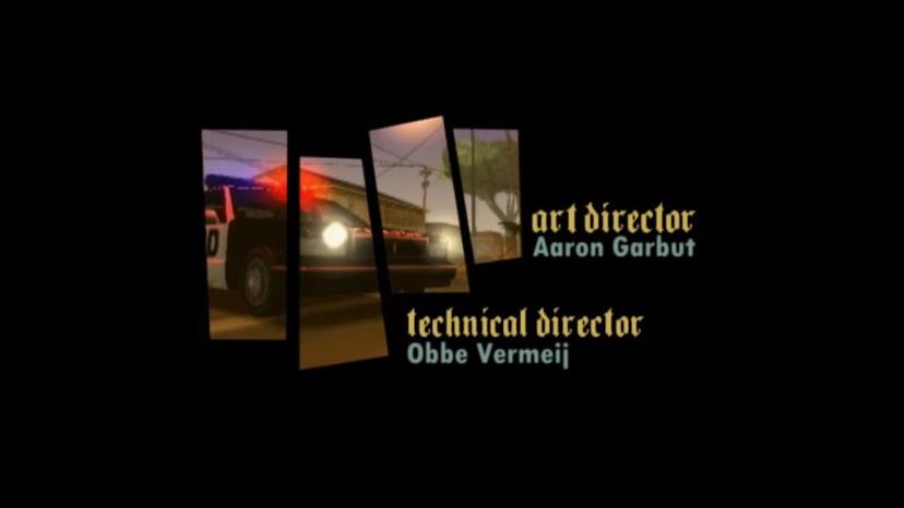 Рэп CJ в интро addon