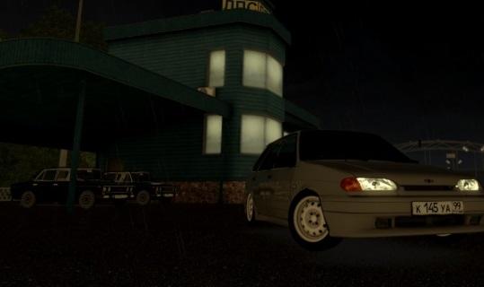 VAZ 2114 on the engine from Bugatti Veyron Super Sport addon