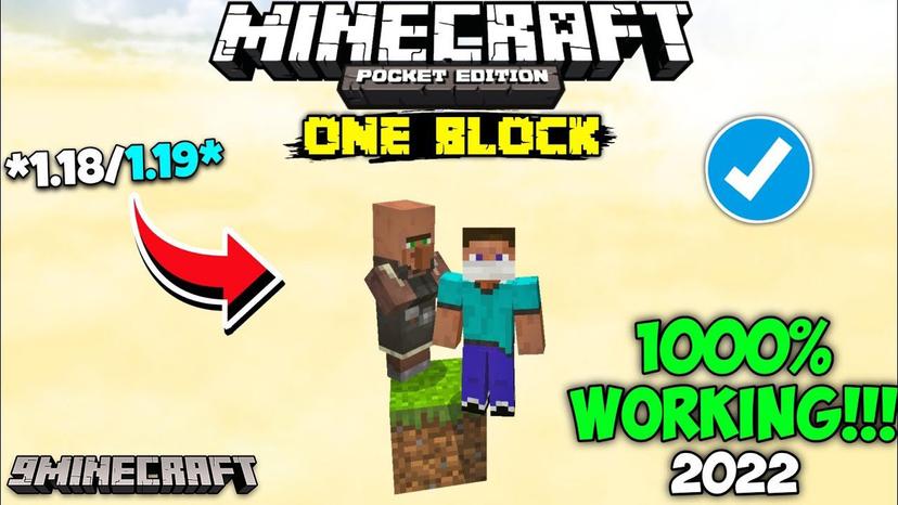 Одноблочные карты (1.20, 1.19) - Skyblock для MCPE/Bedrock addon