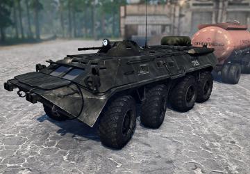 Floating BTR-80 version 1 for Spintires: MudRunner (v07.08.19) /Mod addon