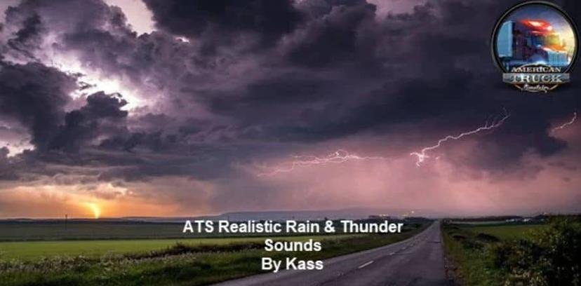 Realistic sounds of rain, water and thunder addon