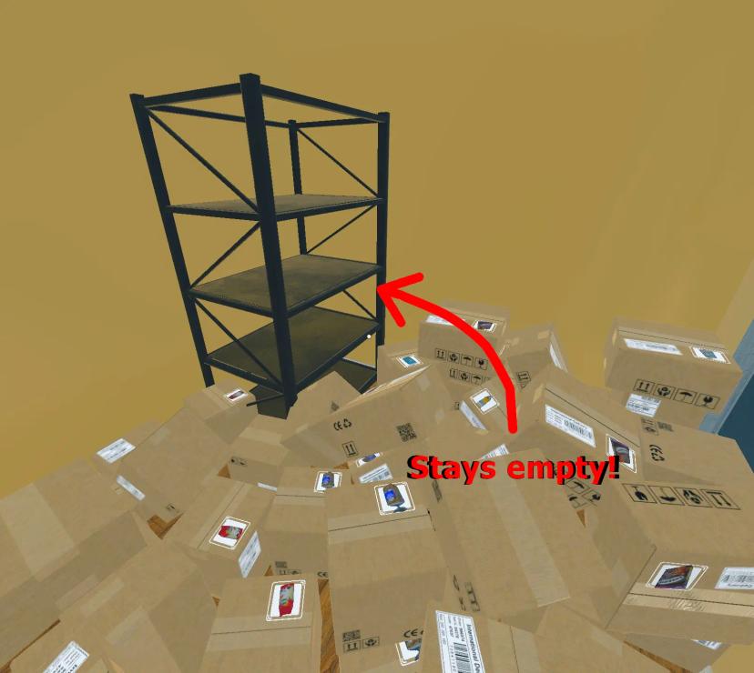 No need to fill Restocker racks addon