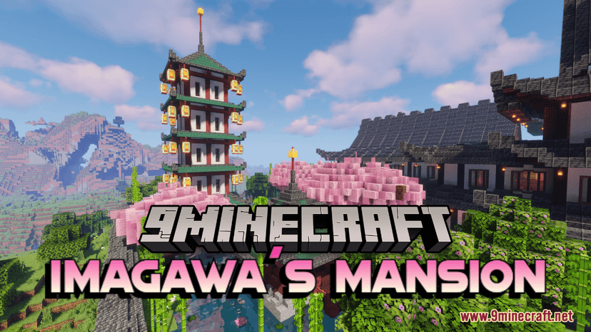 Imagawa Residence Map (1.20.4, 1.19.4) - Japanese residence in the form of a castle addon