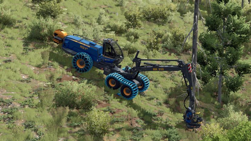 Rottne H21D Steep Slope Package addon