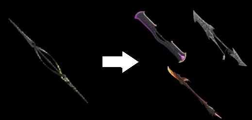 Замена Artian Insect Glaive addon