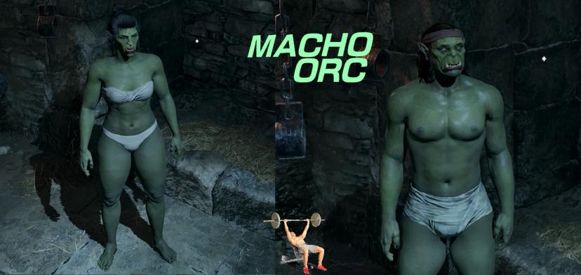 МАЧО Орк (Модификация мышц) addon
