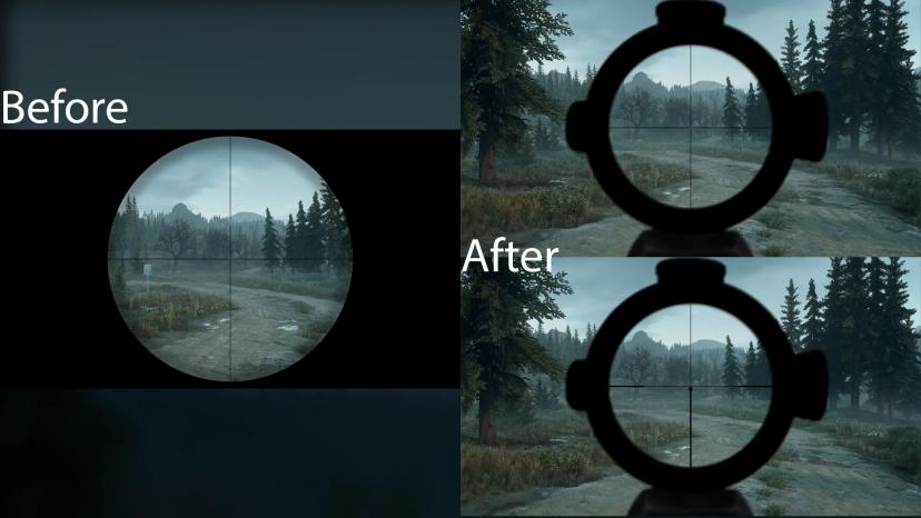 Улучшенный снайперский прицел addon