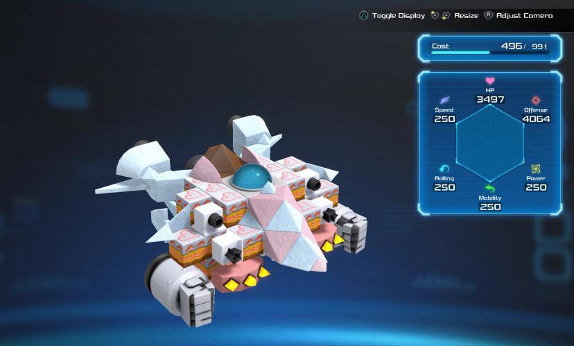 Reducing the cost of a ship with gums addon