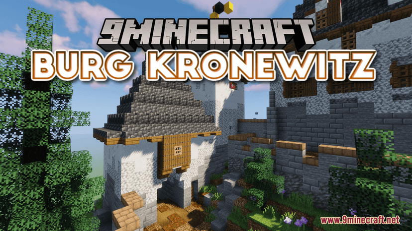 Map of Burg Kronewitz (1.20.4, 1.19.4) - Rock castle addon