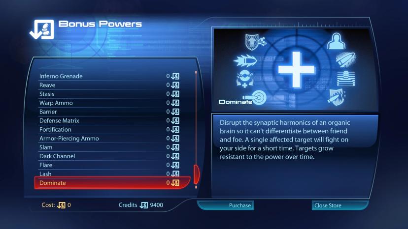 LE3 All bonus abilities in Medbay addon