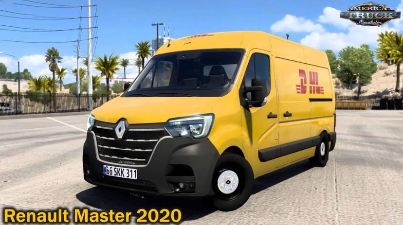 Renault Master 2020 + Interior Mod addon