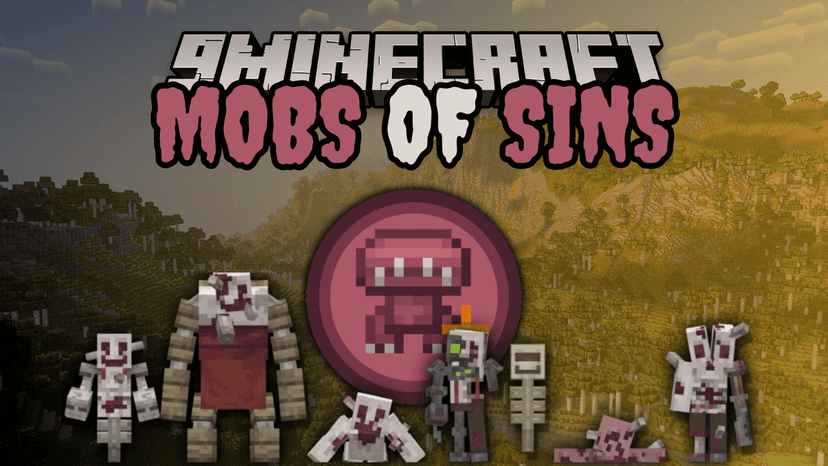 Мод Mobs of Sins (1.20.1) - интеграция мобов Алекса addon