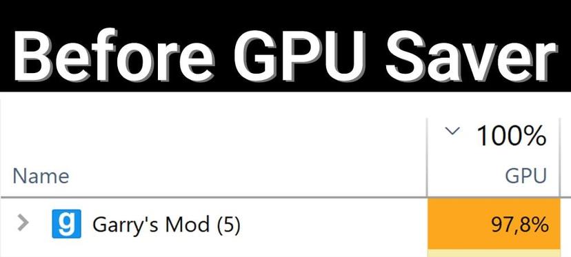 GPU Saver saves from game crashes/Mod addon