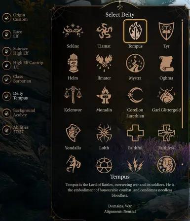 Divine Spheres and Worldview addon