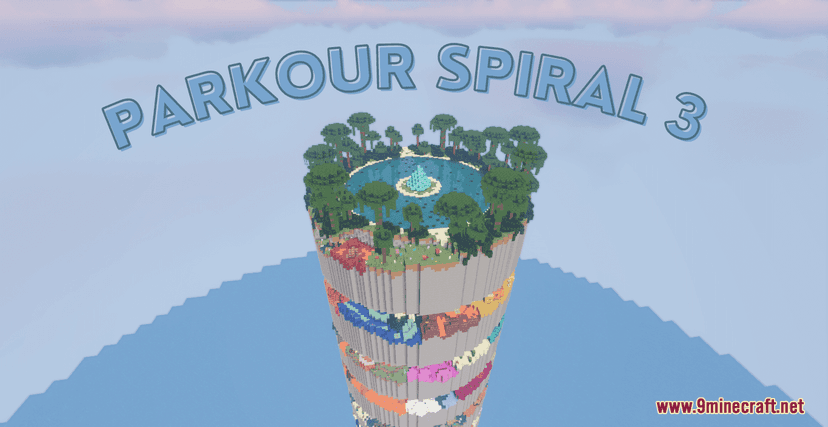 Parkour Spiral 3 Map (1.20.4, 1.19.4) – Enjoy endless fun. addon