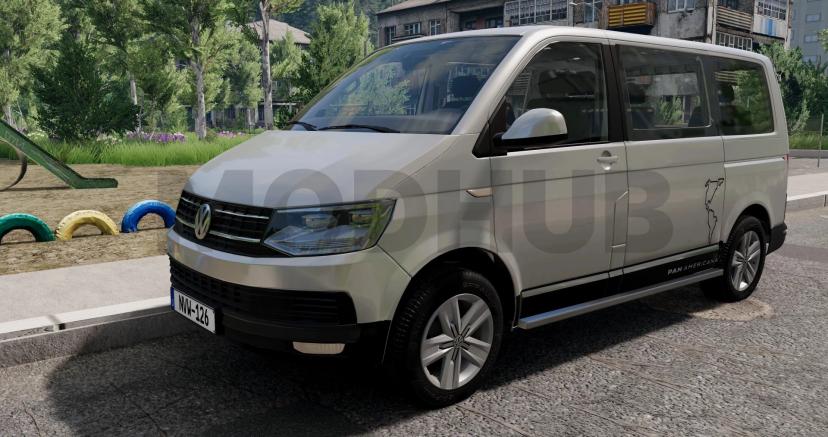 Пакет автомобилей Volkswagen T6 / Multivan / Caravelle / California / Kombi / Transporter (2015-2019) addon