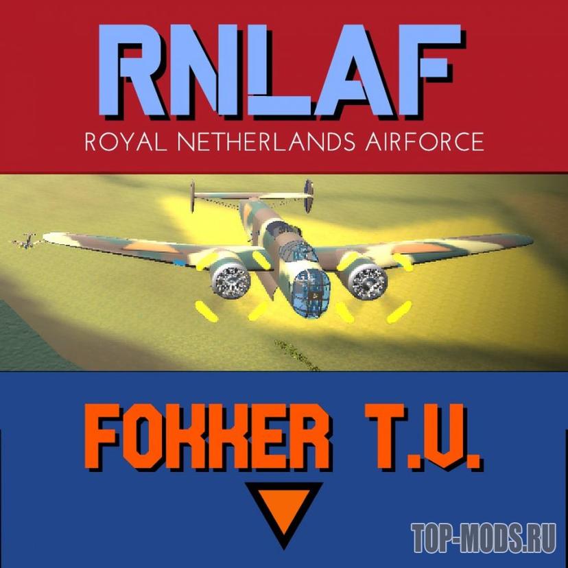Mod “Fokker T.V. (T-5)" addon