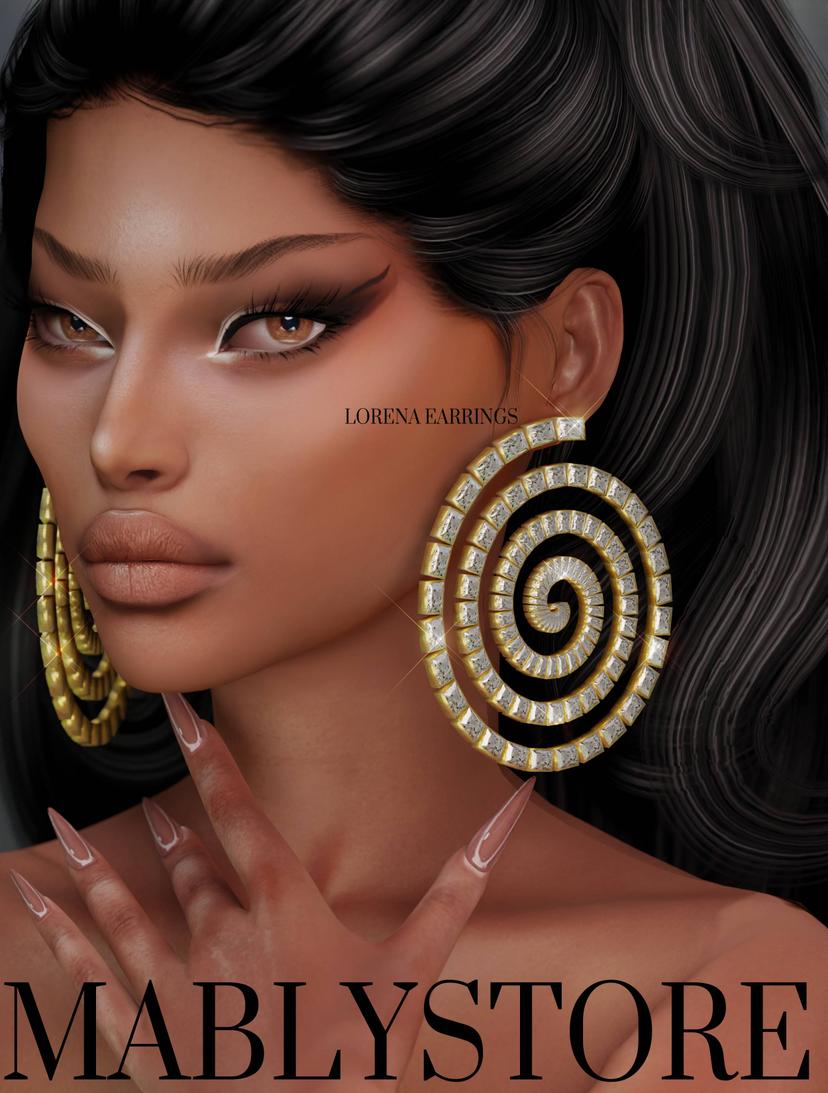 Earrings "LORENA EARRINGS" addon