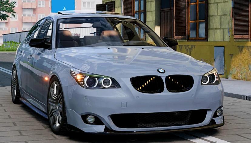 Авто BMW e60 5-series Пакет фиксов + custom body kit 2.1 addon