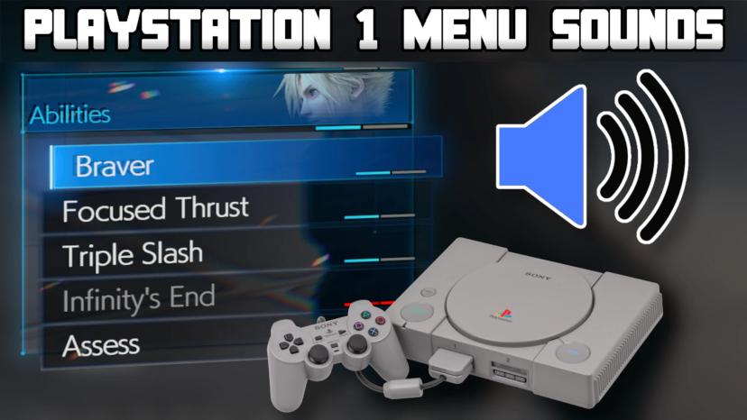 PS1 menu sounds addon