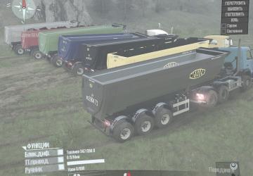 Meiller semitrailer dumper version 1.1 for Spintires: MudRunner (v18/05/21)/Mod addon