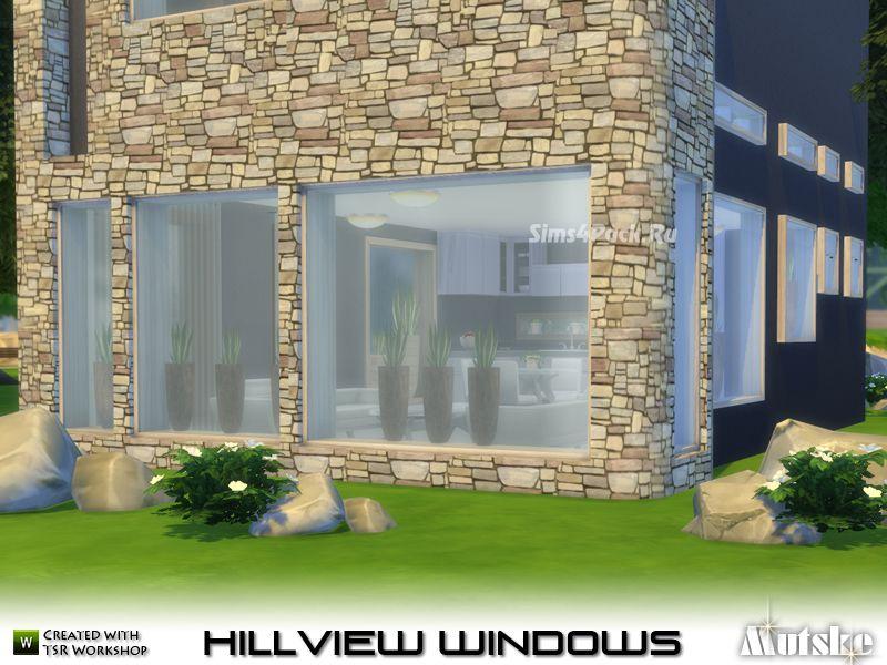 Hillview windows with slots addon