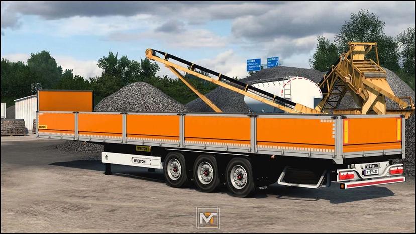Wielton NS3S Trailer мод addon