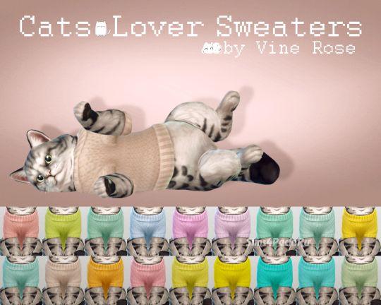 Sweaters for cat lovers addon