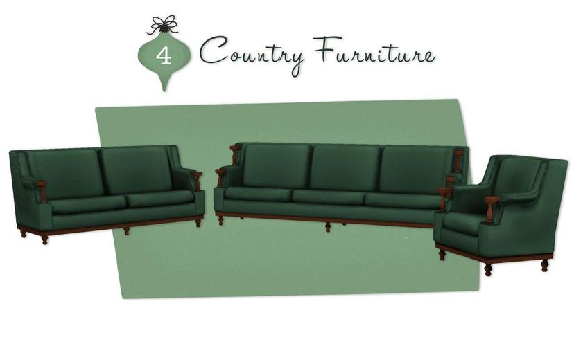 Furniture set "Country Furniture" addon