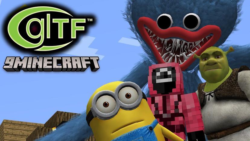 MCglTF Mod (1.19.3) - glTF library for Minecraft modding addon