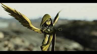 Phantom Strike 188 statue in the mall addon