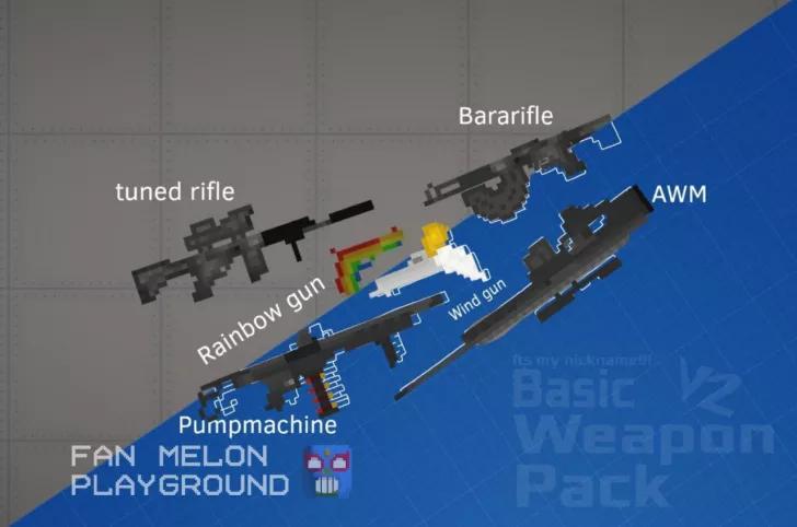Melon Playground Basic Weapon Set V2 addon