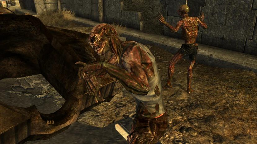 Classic style feral ghoul texture addon