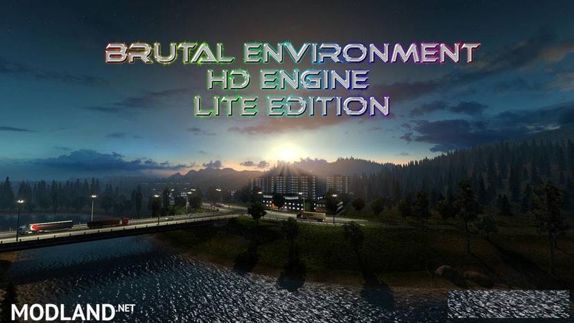 Брутальная среда HD Engine Lite Edition addon